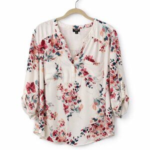 ✨Torrid Harper Blouse Size 3 Floral Pattern Pullover Top 🌸